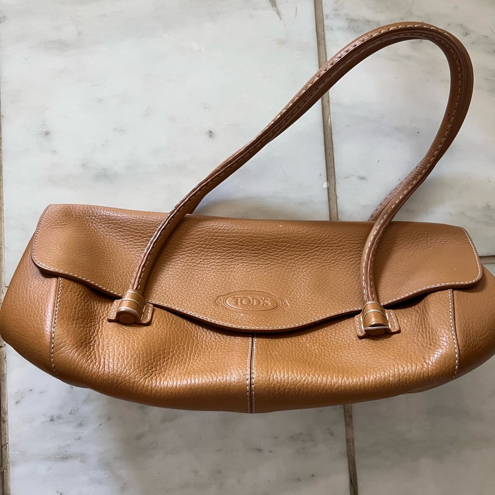 Tod's Brown Leather Shoulder Bag